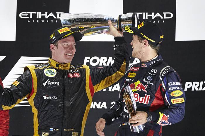 Raikkonen wins for Lotus at Abu Dhabi